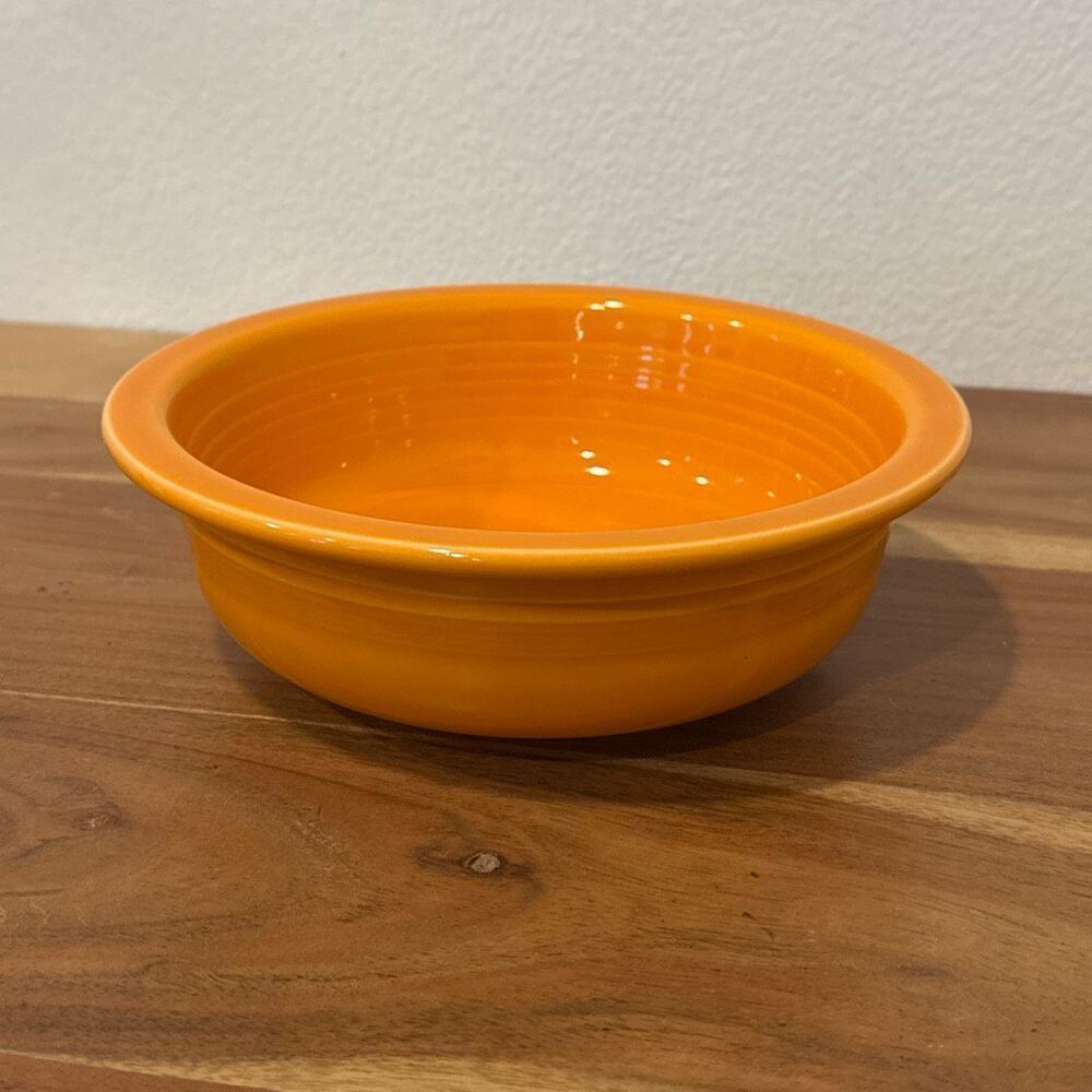 Fiesta bowl for cereal or soup tangerine color